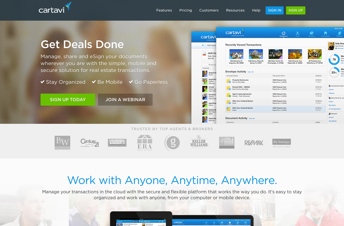 cartavi.com homepage