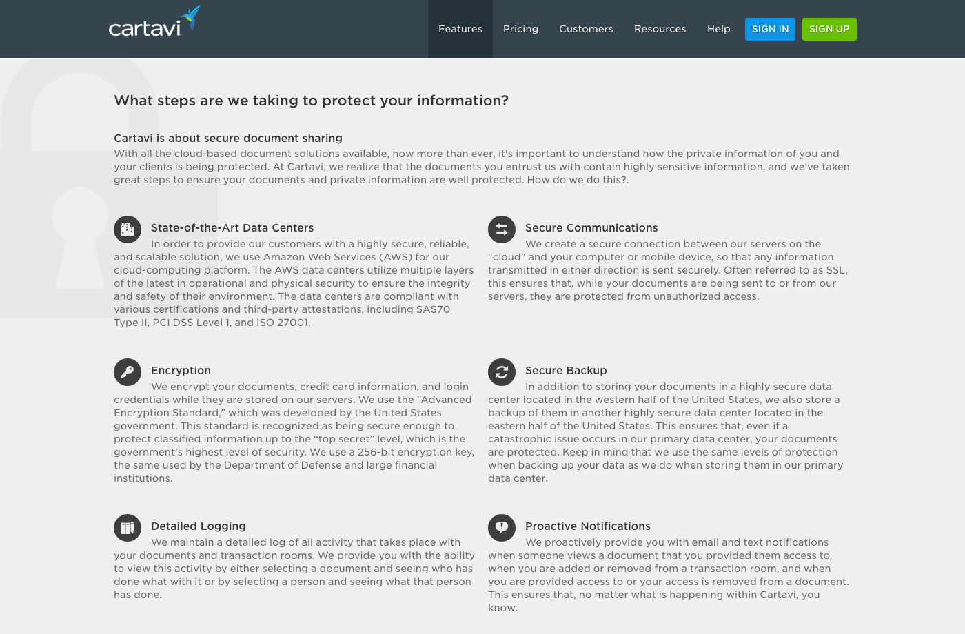 cartavi.com security