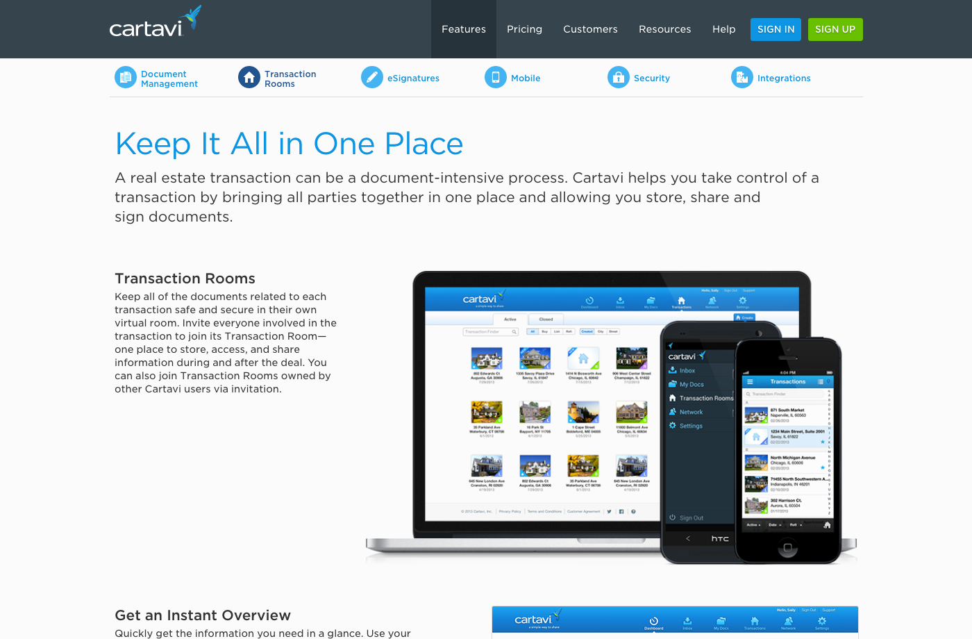 cartavi.com features