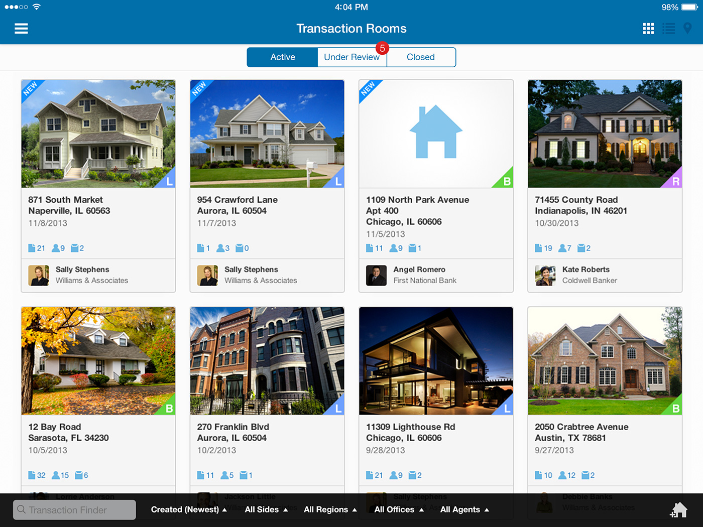 docusign tablet transactions